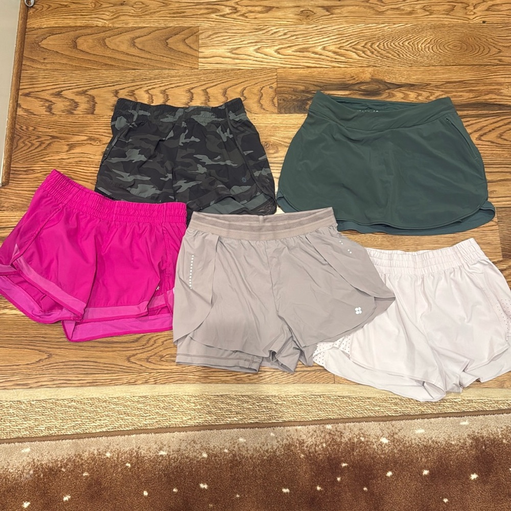 Lot of 5 workout bottoms